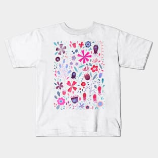 Kennington Flowers Watercolor Painting Kids T-Shirt